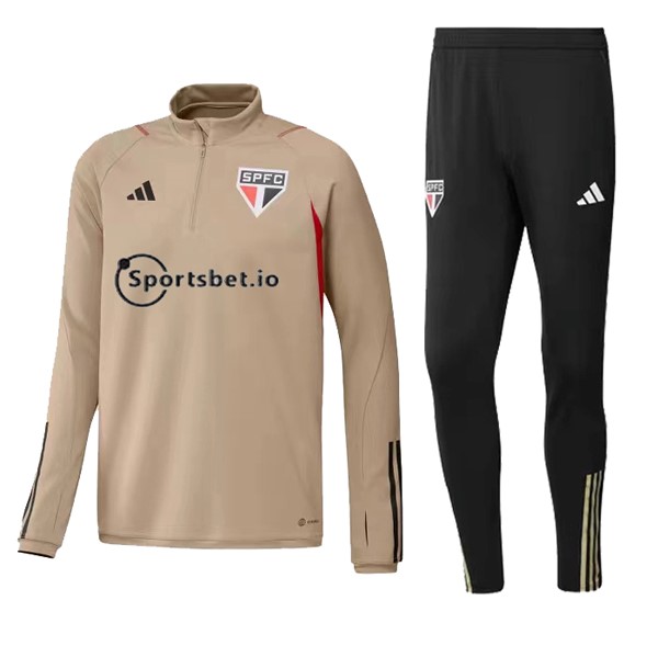 Sudadera De Training Sao Paulo 2023/24 Amarillo